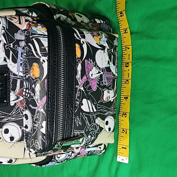 Disney Loougefly Nightmare Before Christmas mini Faux Leather back pack - Picture 14 of 15